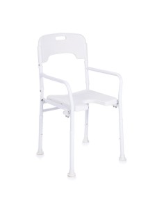 Silla de ducha Mopedia plegable con respaldo | Iberomed