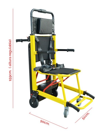 Silla eléctrica salvaescalera IBER-5L | Iberomed