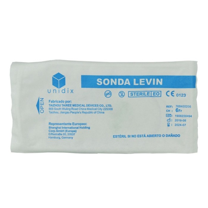 Sonda nasogástrica levin - CH ( en el selector)