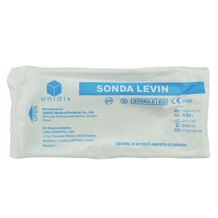 Sonda nasogástrica levin - CH ( en el selector)