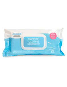 Toallitas para higiene y protección del paciente con incontinencia. Pack de 25 toallitas. | Iberomed