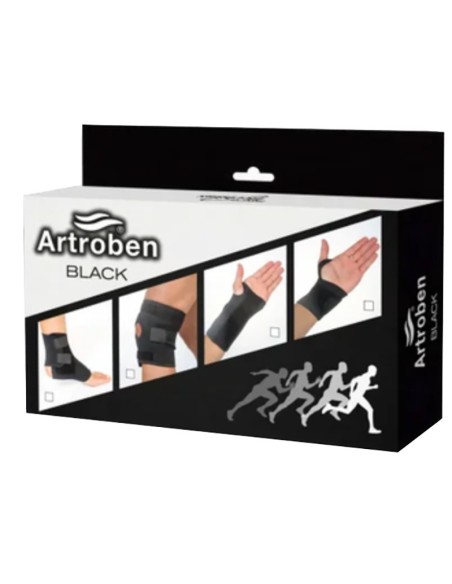 Tobillera Universal Reforzada Artroben Black Herbitas | Iberomed