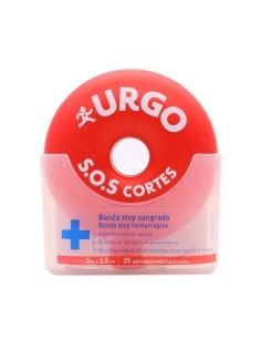 Urgo SOS Cortes Banda stop sangrado 3m. x 2,5cm. | Iberomed