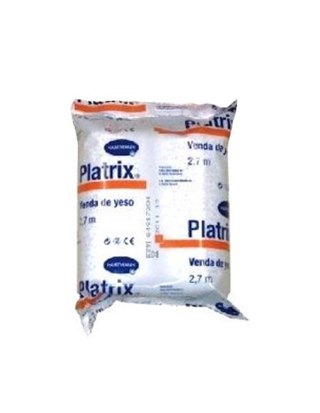 Venda de yeso Platrix Gipsbinde Hartmann 5cm. x 2,7m. Bolsa 2uds. | Iberomed