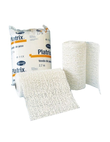 Venda de yeso Platrix Gipsbinde Hartmann 5cm. x 2,7m. Bolsa 2uds. | Iberomed
