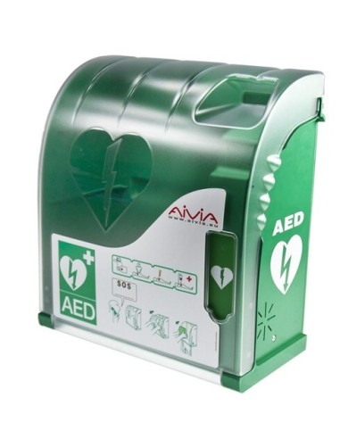 Vitrina pared Aivia 100 para desfibrilador con alarma sonora | Iberomed