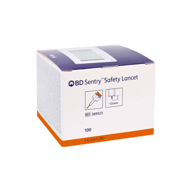 100 Uds. Lancetas extracción de sangre BD...