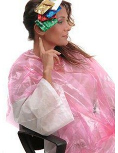 Capa para tinte de polietileno desechable. 30 uds | Iberomed