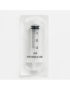 Jeringa estéril de 3 cuerpos luer I Uso clínico Iberomed