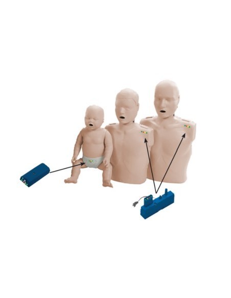 3 Maniquís | Prestan® RCP Family | Adulto, pediátrico y neonatal. | Pack de  entrenamiento RCP| Iberomed