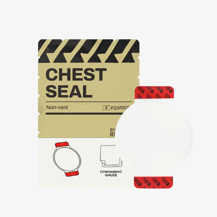 Parche torácico oclusivo Rhino Rescue Chest Seal