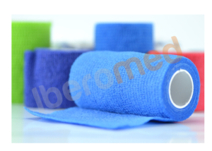 venda elastica cohesiva azul 7,5cm