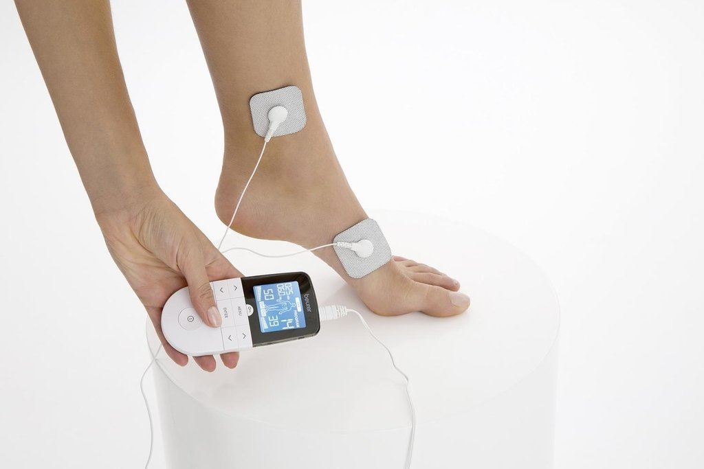 EMS-máquina eléctrica para masaje corporal, electroestimulador
